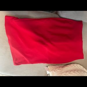New York & Company - Fit and Flare Red Skirt
